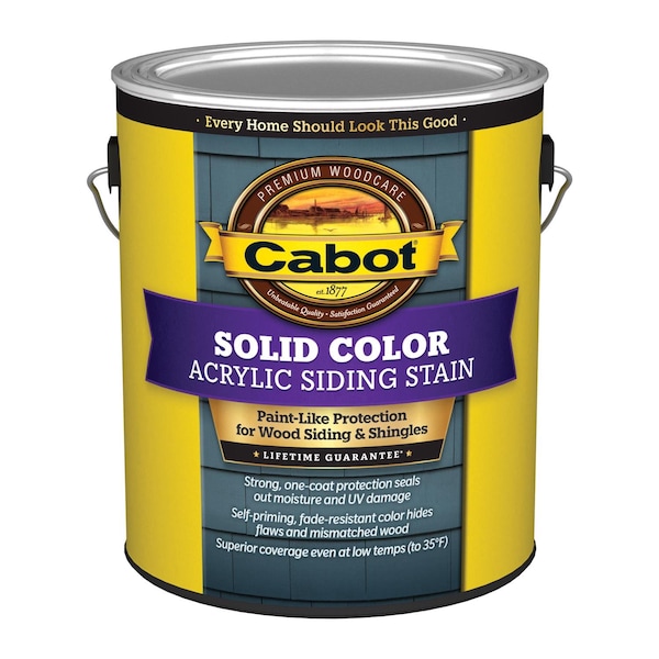 Cabot Cabot Siding & Fence Solid Tintable Ultra White Base Stain and Sealer 1 gal 140.0000812.007 - main